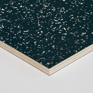 Gloss Black Spark Lightweight Furniture Ply 2440x1220x15mm - Morland