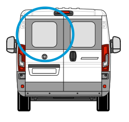 Barn Door Glass - Left Or Right - Fits a 2006 on Fiat Ducato/ Citroen Relay/ Peugeot Boxer Etc